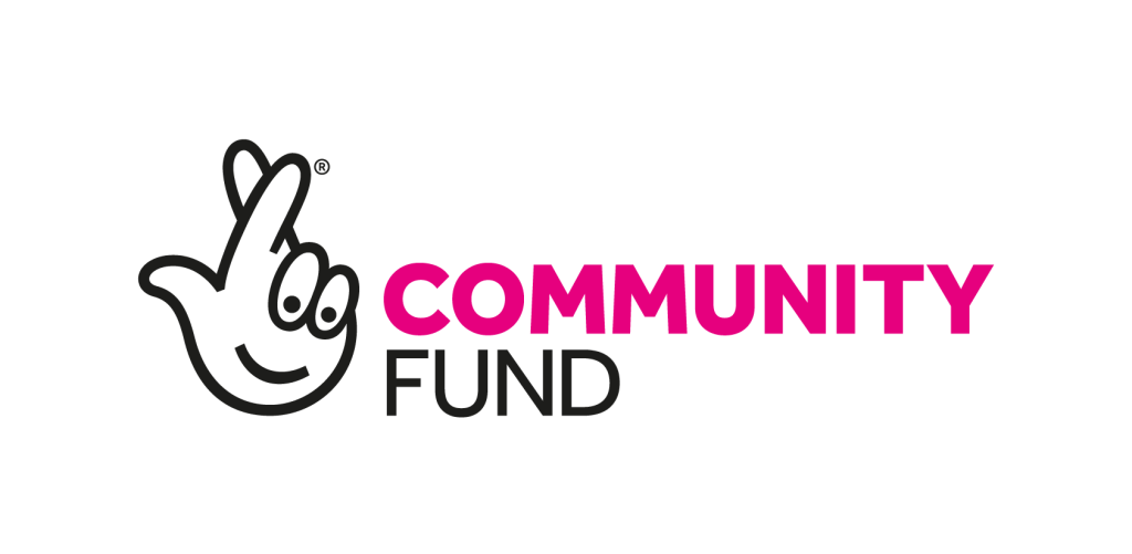 community fund logo - with crossed fingers