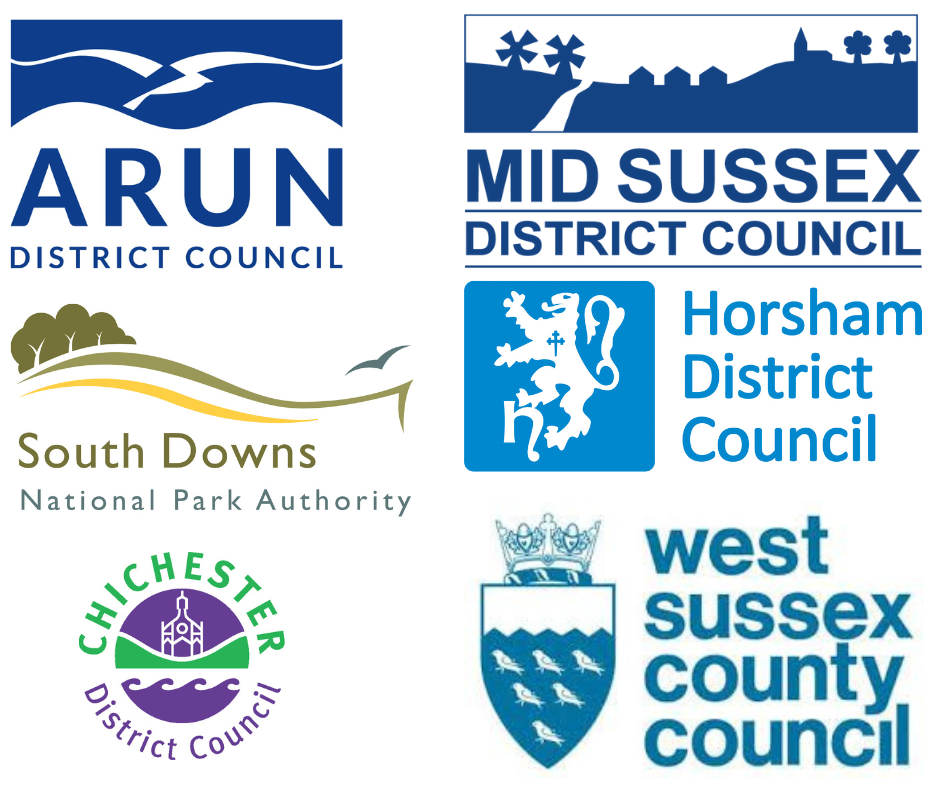 Logos of the Rural West Sussex Partnership